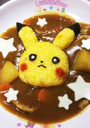 子供が喜ぶ♪簡単ピカチュウカレー-レシピのメイン写真