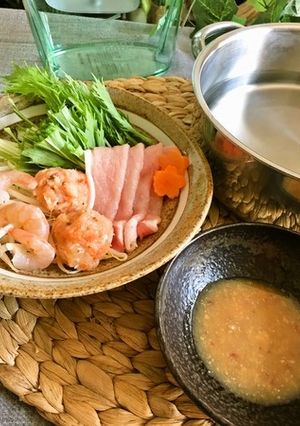 BRITAのお水でエスニックしゃぶしゃぶ-レシピのメイン写真