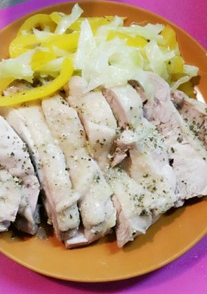 ☆鶏の簡単ハーブ蒸し☆-レシピのメイン写真