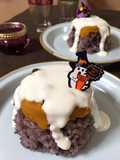 ハロウィン チーズソースの南瓜ご飯ケーキ