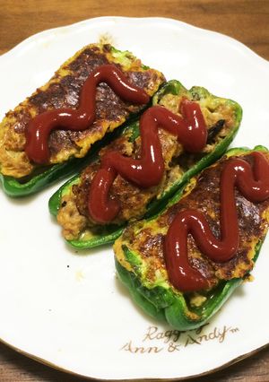 残り物で！簡単☆早い☆ピーマンの肉詰め-レシピのメイン写真