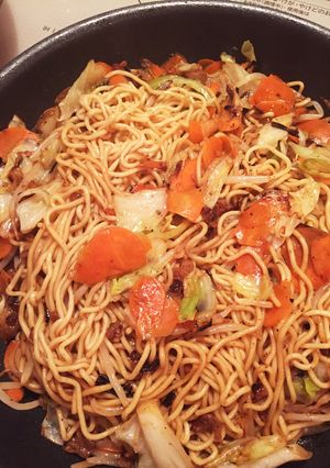 油かす焼きそば-レシピのメイン写真