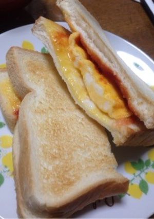 卵サンド？朝食にどうぞ！-レシピのメイン写真