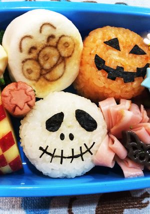 ハロウィン お弁当 カボチャ キャラ弁-レシピのメイン写真