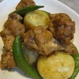 新じゃがと鶏肉の煮込み