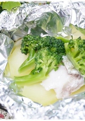 幼児食　タラと野菜のホイル焼き-レシピのメイン写真