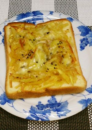 甘辛♪大学芋チーズトースト-レシピのメイン写真
