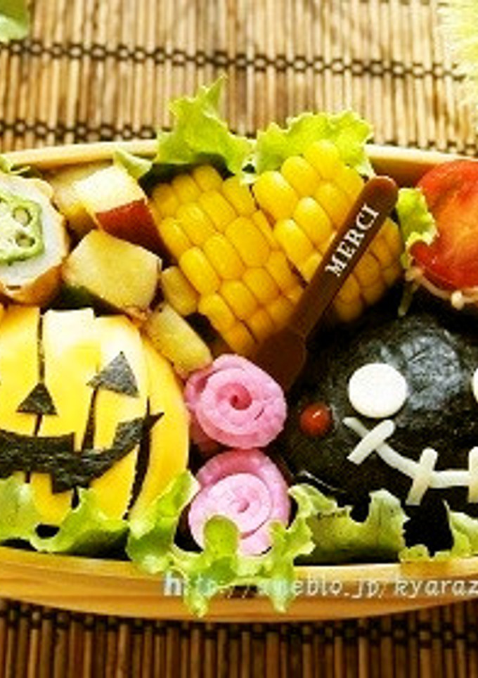 とっても簡単♪ハロウィンキャラ弁-レシピのメイン写真