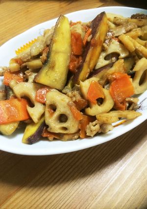 秋のメインになるきんぴら-レシピのメイン写真