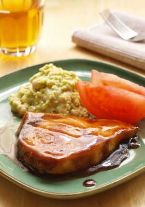 めかじきの照り焼き マッシュ大豆添え-レシピのメイン写真