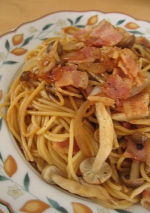 ベーコンとしめじのパスタ-レシピのメイン写真