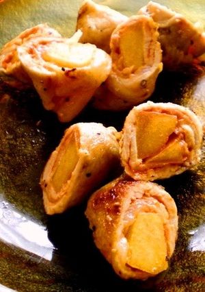 柿の豚肉ロール コチュジャン味-レシピのメイン写真