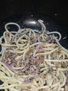 もやしとツナのゆかりパスタ-レシピのメイン写真