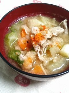 具沢山★みぞれ豚汁-レシピのメイン写真
