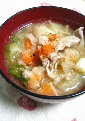 具沢山★みぞれ豚汁-レシピのメイン写真