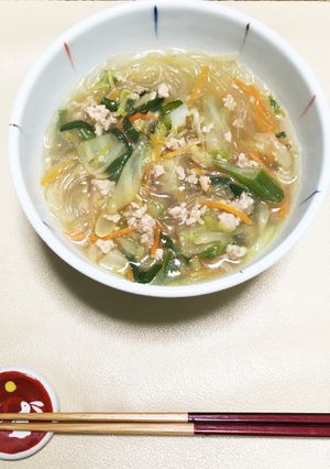 野菜たっぷり春雨スープ-レシピのメイン写真