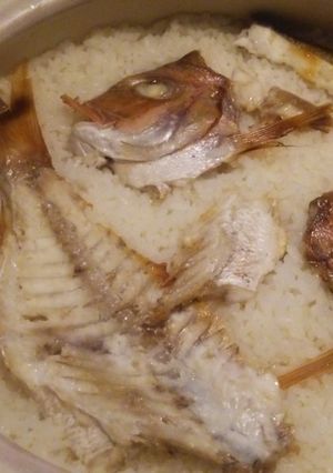 土鍋料理！！鯛あらの鯛めし-レシピのメイン写真