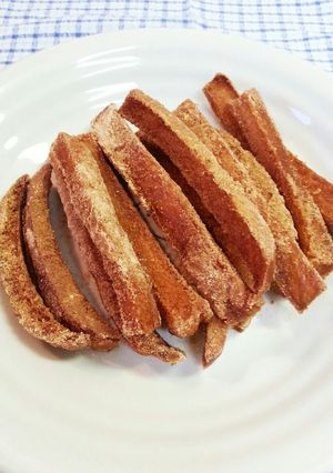 食パンのミミできなこ揚げパン-レシピのメイン写真