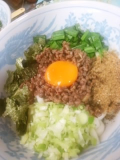 ケンミンショー・台湾まぜそば・うどんで!-レシピのメイン写真