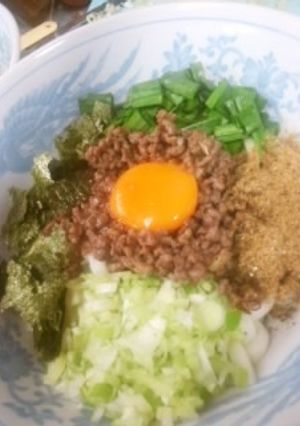 ケンミンショー・台湾まぜそば・うどんで！-レシピのメイン写真