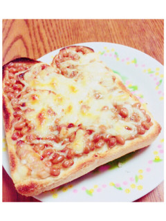 納豆マヨチートースト-レシピのメイン写真