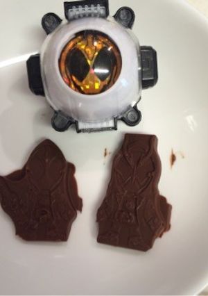 仮面ライダーゴースト チョコ-レシピのメイン写真