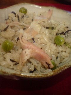 グリーンピースの洋風炊き込みご飯-レシピのメイン写真