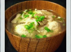 ■糖質制限■鶏団子きのこスープ簡単減量鍋-レシピのメイン写真