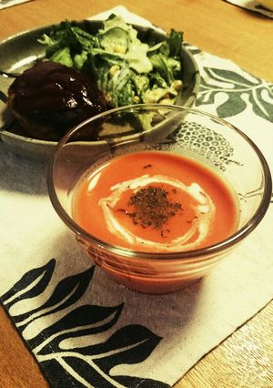 簡単トマトのポタージュスープ-レシピのメイン写真
