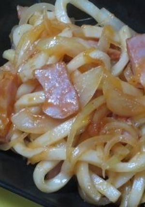 うどんでパスタ!-レシピのメイン写真