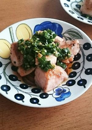 鮭のニラダレがけ-レシピのメイン写真
