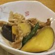 サツマイモと豚肉の味噌煮