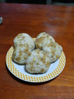 ☆♪あげ玉&おかかちゃん☆おにぎり!-レシピのメイン写真