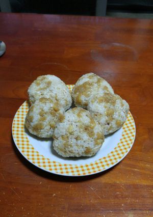 ☆♪あげ玉&おかかちゃん☆おにぎり!-レシピのメイン写真