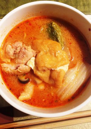 *お鍋に油揚げ*-レシピのメイン写真
