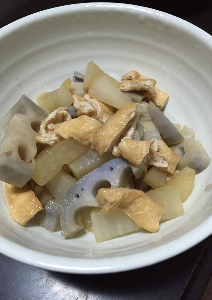 大根と揚げの炒り煮-レシピのメイン写真