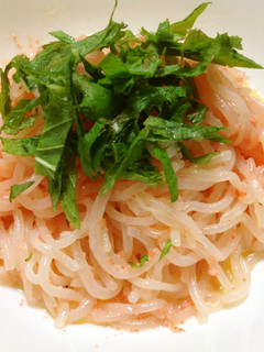 糖質制限にも!明太子パスタ風しらたき-レシピのメイン写真