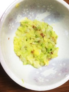 離乳食 中期 白菜のお浸し-レシピのメイン写真