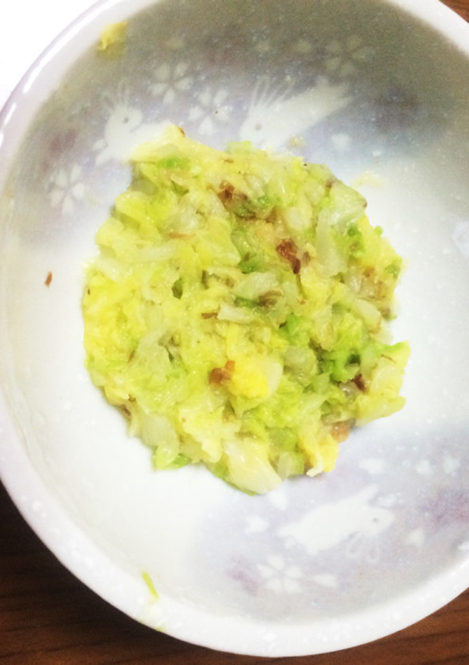 離乳食 中期 白菜のお浸し-レシピのメイン写真