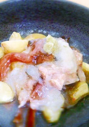 トロロとキノコの佃煮の丹波蒸し-レシピのメイン写真