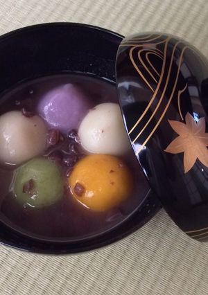【秋の】彩り善哉【行楽】-レシピのメイン写真