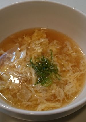 簡単ふわとろ卵の中華スープ！-レシピのメイン写真