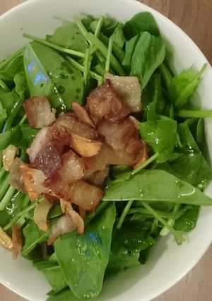 ほうれん草のホットサラダ-レシピのメイン写真