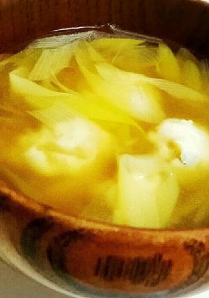 長ネギのスープ-レシピのメイン写真