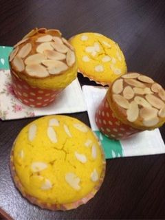 カボチャとアーモンドのマフィン-レシピのメイン写真