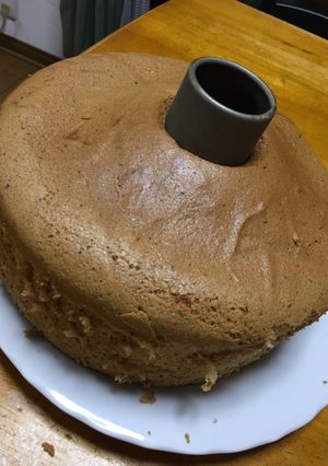 大豆粉紅茶シフォンケーキ20センチ-レシピのメイン写真