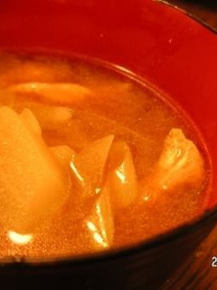 ハヤトウリの味噌汁-レシピのメイン写真