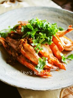 赤海老の中華風香味焼き-レシピのメイン写真