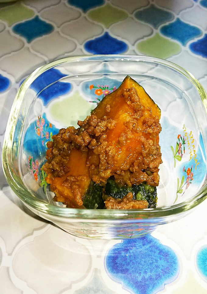 かぼちゃそぼろ煮-レシピのメイン写真