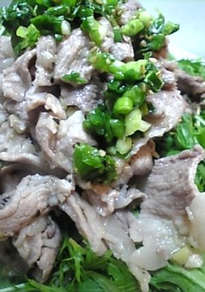 豚肉でタン塩もどき-レシピのメイン写真